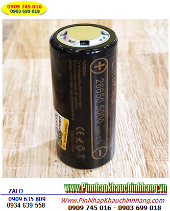 LiitoKala Lii-50A, Pin sạc Lithium 3.7v cho đèn Pin LiitoKala Lii-50A (26650 - 5000mAh) 